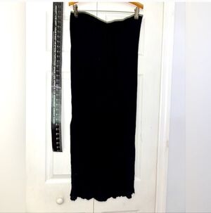 Black Pencil Ribbed Dress by NY & Co. Light Weight, Full-Length, Never Worn NWOT